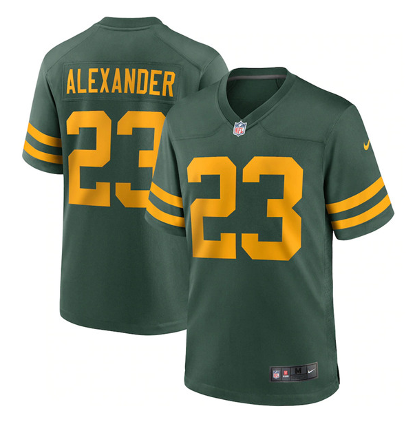 Men's Green Bay Packers #23 Jaire Alexander 2021 Green Legend Stitched Football Jersey